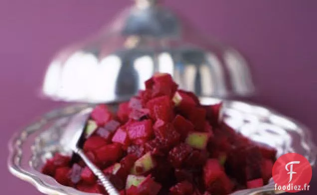 Relish de Betteraves et de Pommes Rôties