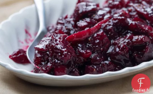 Sauce Cabernet-Canneberge aux Figues