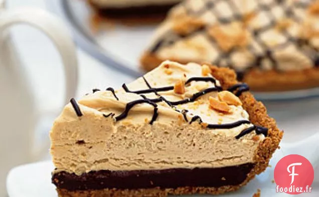 Tarte À la Mousse Au Beurre d'Arachide À Fond Noir