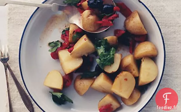 Salade de Pommes de Terre aux Olives et Poivrons