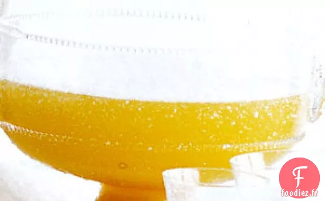 Punch Pétillant Au Gingembre Et à l'Ananas