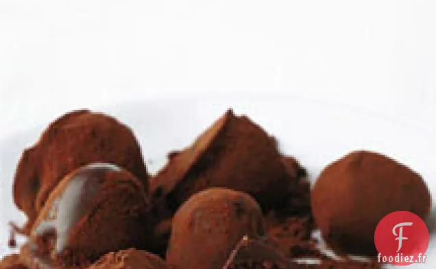 Truffes Aux Framboises Enrobées De Chocolat