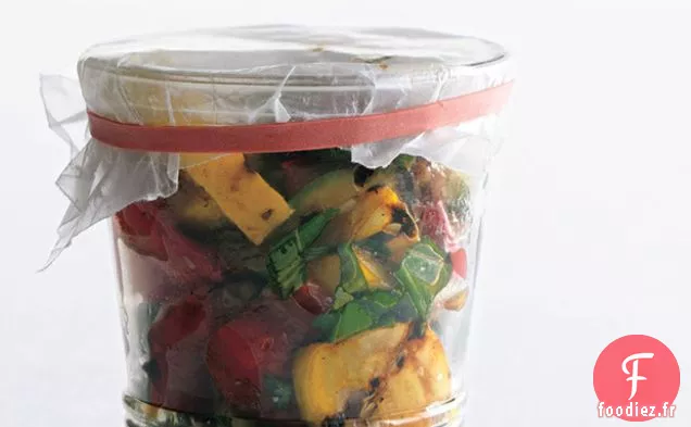 Salade de Courgettes Grillées au Poivre