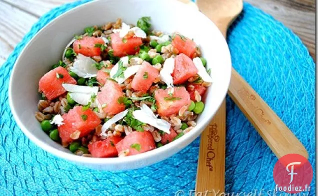 Salade De Pois D'Été, Pastèque Et Farro
