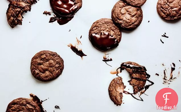 Biscuits Glacés au Chocolat et À la Crème Fraîche