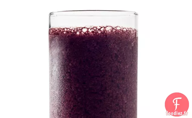 Smoothie à la Noix de Coco et aux Myrtilles