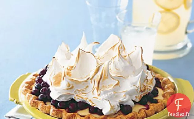 Tarte aux Myrtilles Au Citron Meringuée