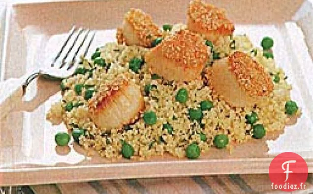 Couscous aux Pois et à la Menthe