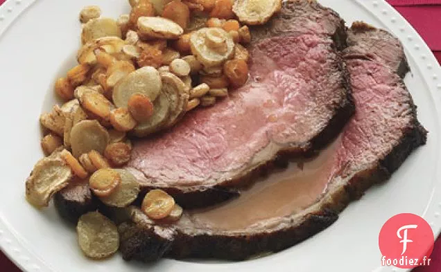 Rôti de Strip-Tease de New York avec Sauce à la Poêle de Madère