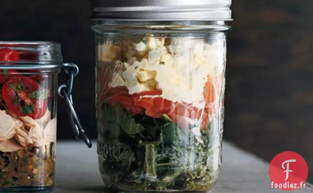 Saumon Fumé avec Salade d'Œufs et Haricots Verts