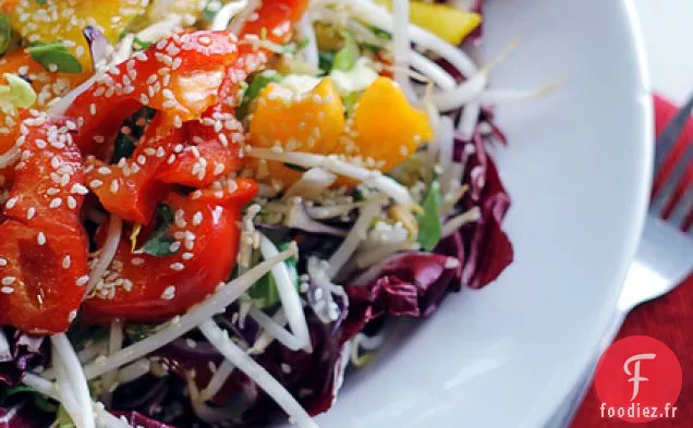 Radicchio, Poivrons Et Pousses