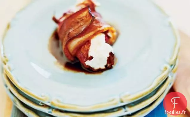 Wraps de Pancetta Grillée - Radicchio au Fromage de Chèvre