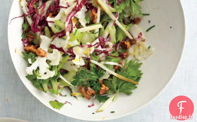 Salade De Chou-Fleur Et Radicchio Rasée