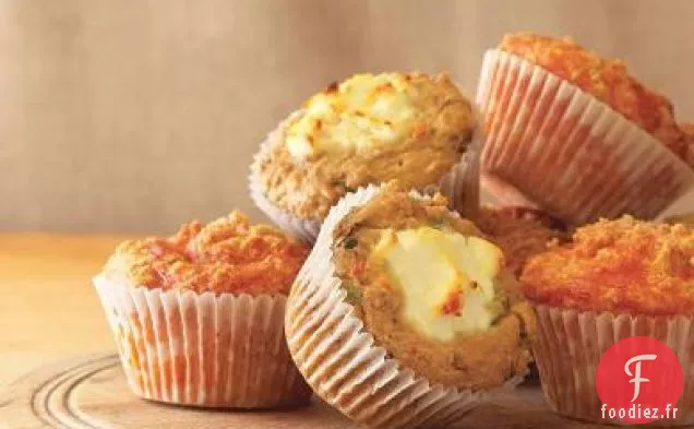 Muffins au Fromage de Chèvre à l'Échalote