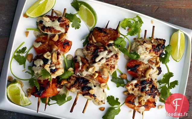 Brochettes Poulet-Abricot