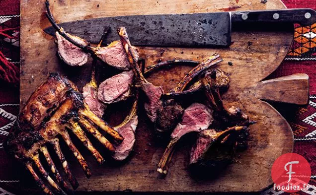 Carré d'Agneau Grillé au Safran