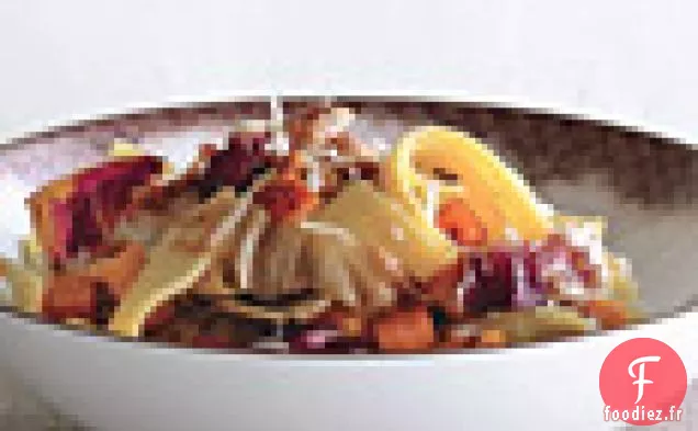 Pappardelle de Courge Musquée et Radicchio