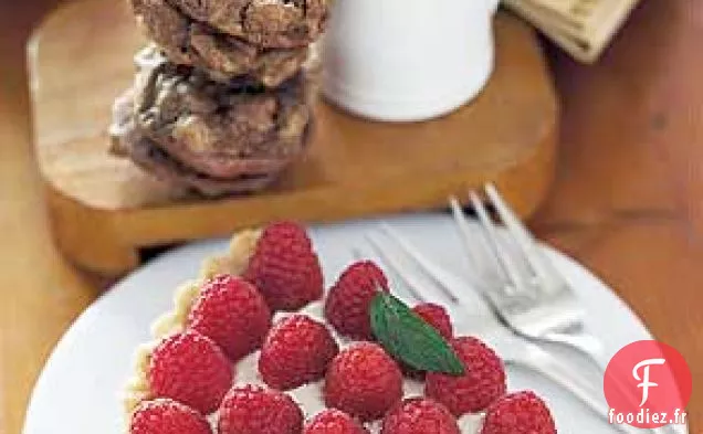 Biscuits aux Pépites de Chocolat au Chocolat Fourrés à la Crème de Moka