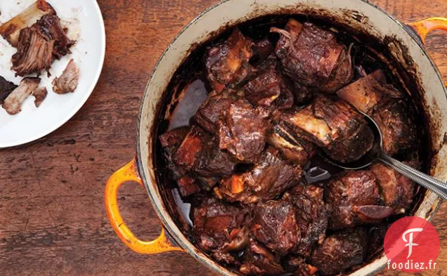 Shortribs Braisés au Vin Rouge