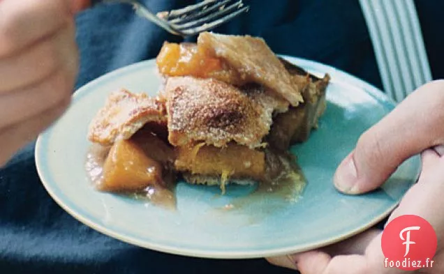 Tarte Aux Pêches au Caramel Au Miel