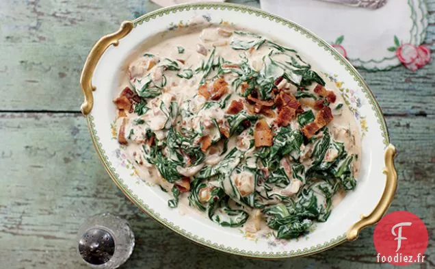 Verts de Collard à la Crème