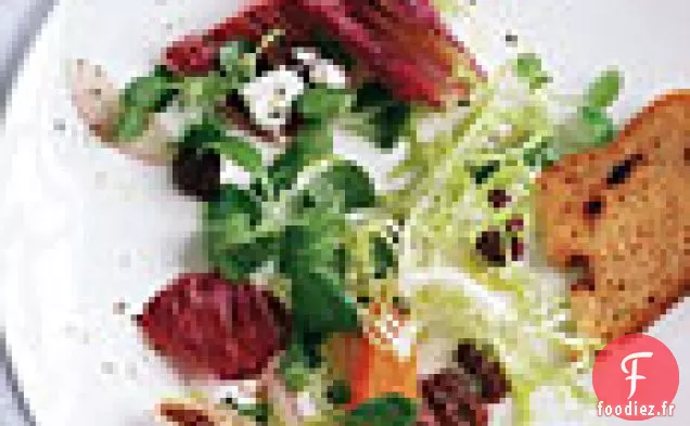 Salade de Radicchio aux Oranges et Olives