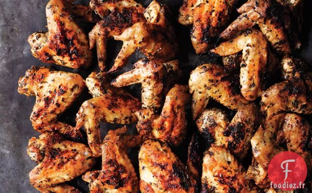 Ailes De Poulet Grillées aux Herbes