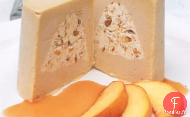 Bombes Pralinées à la Pêche au Sirop de Pêche