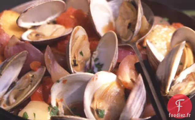 Palourdes Grillées En Fonte