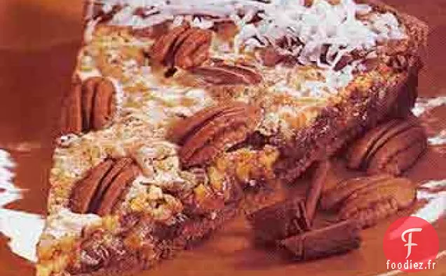 Tarte au Chocolat et Noix de Coco Aux Pacanes