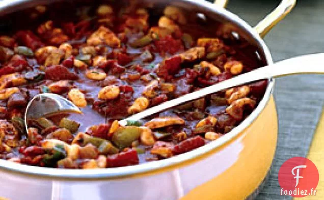 Chili au Poulet et aux Haricots Blancs