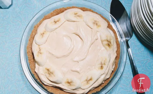 Tarte à la Crème au Beurre d'Arachide Et à la Banane