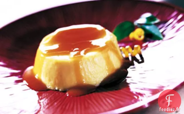 Flans au Marsala et Sauce Caramel