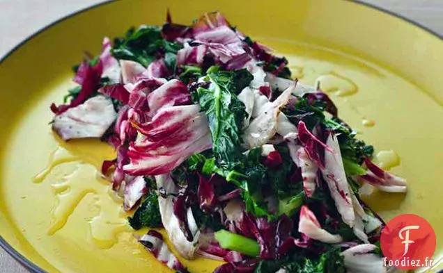 Radicchio Grillé et Chou Frisé, Façon Choucroute