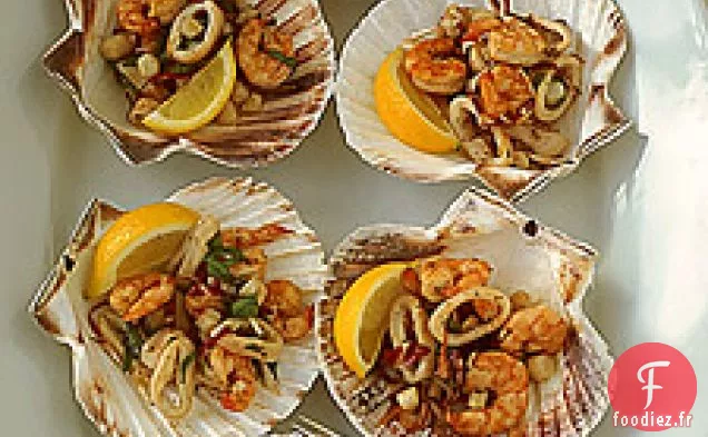 Salade de Fruits De Mer Grillés