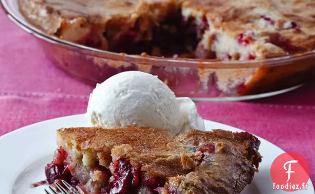 Gâteau Facile aux Canneberges et aux Pommes