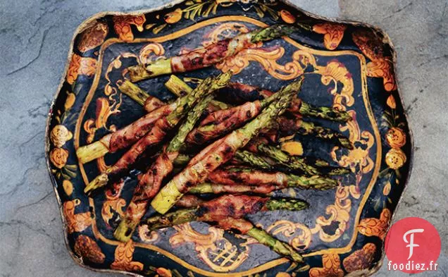 Asperges Enrobées de Pancetta Grillées