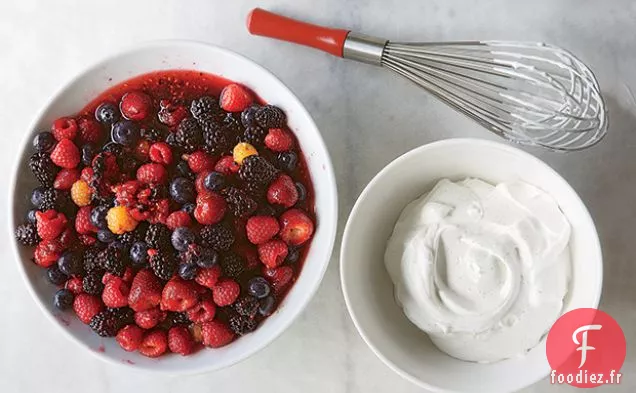 Baies Mascérées à la Crème Vanillée