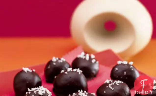 Truffes Caramel-Chocolat Noir à la Fleur de Sel