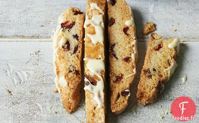 Biscotti aux Canneberges Séchées et Chocolat Blanc