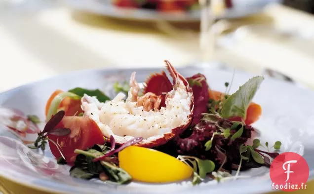 Salade de Homard et Tomates Anciennes