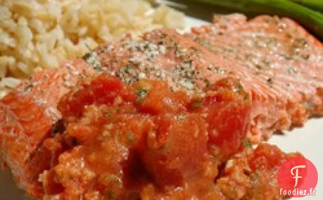 Saumon aux Tomates