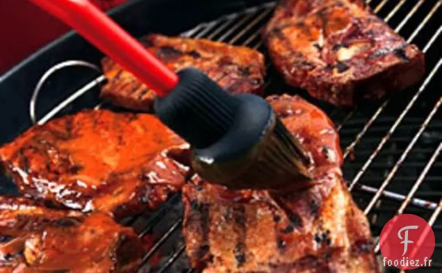 Steaks de Porc Grillés Fumés avec