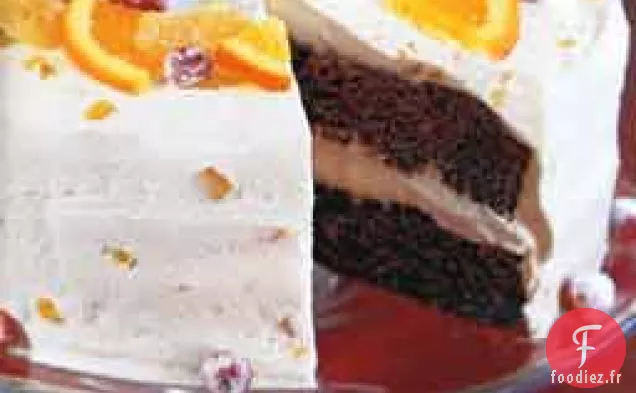 Gâteau au Gingembre avec Glaçage au Gingembre Cristallisé