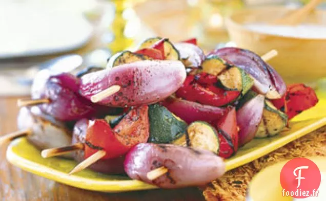 Légumes grillés à la Raita à la Menthe