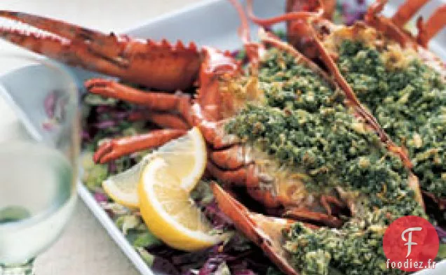 Homard Rôti au Pesto Basilic-Menthe
