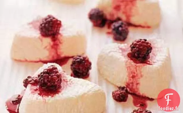 Coeurs à la Crème aux Mûres