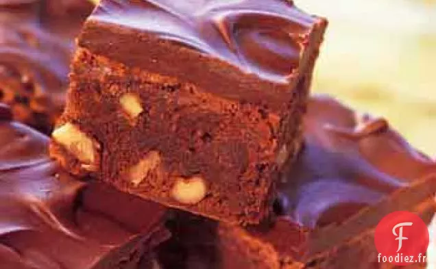 Brownies à la Cannelle et au Chocolat avec Ganache au Chocolat