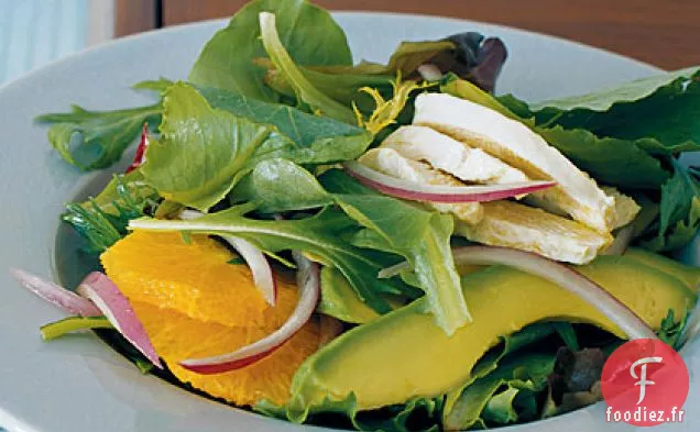 Salade de Poulet, Avocat et Orange