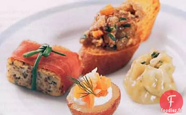 Boulettes de Crevettes et d'Épinards avec Sauce Asiatique